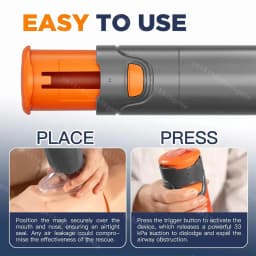 Auto First Aid Choking Rescue Device Travel Home CPR Choking Emergency Device Adult Children Portable Asphyxia Rescue Machine