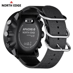 NORTH EDGE APACHE-D Men Free Dive Digital Watch Outdoor Sports Swimming Waterproof 100M Altitude Barometer Compass Wristwatches
