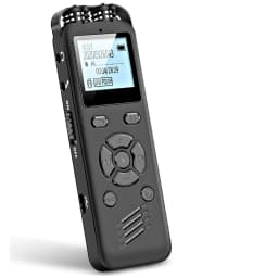 Digital Voice Recorder 64GB Voice Recorder with Playback and Voice Activated Recorders Dictaphone Recording Device Audio