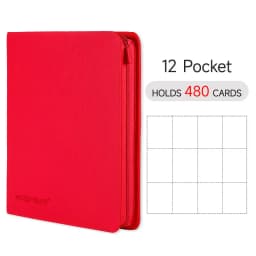 9/12 Pocket Zipper Card Binder, Trading card album, Durable Side Loading Card for mtg tcg for football