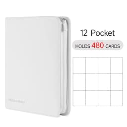 9/12 Pocket Zipper Card Binder, Trading card album, Durable Side Loading Card for mtg tcg for football