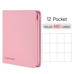 9/12 Pocket Zipper Card Binder, Trading card album, Durable Side Loading Card for mtg tcg for football