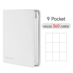 9/12 Pocket Zipper Card Binder, Trading card album, Durable Side Loading Card for mtg tcg for football