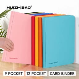 9/12 Pocket Zipper Card Binder, Trading card album, Durable Side Loading Card for mtg tcg for football