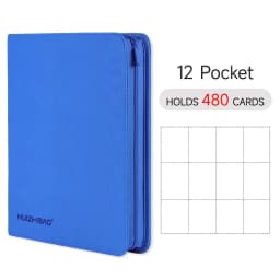 9/12 Pocket Zipper Card Binder, Trading card album, Durable Side Loading Card for mtg tcg for football