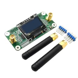 New Version MMDVM HS Dual Duplex Hotspot Board Support P25 DMR NXDN With OLED 2 Antennas + Case For Raspberry pi Pistar