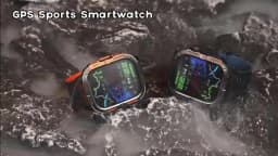 2026 New Outdoor Military Men's Smartwatch Is Equipped With GPS LED Lighting, A Compass, Wireless Communication, IP68 Waterproof