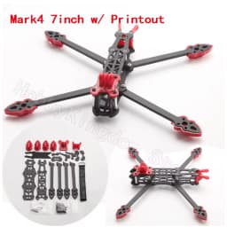 Mark4 5inch FPV Carbon Fiber Frame 225mm Wheelbase 5mm Arm Freestyle Long Range Frame for RC Quadcopter Racing Drone