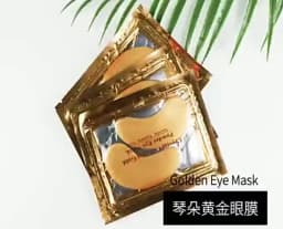 50 Pairs Crystal Gold Eye Patches Anti Dark Circles Remove Eye Bags Moisturizing Golden Collagen Eye Mask Skin Care