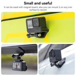 TELESIN Magnetic Camera Neck Holder Mount Hanging Bracket Quick Release for GoPro 12 11 10 Action 4 insta360 X3 Action Cameras