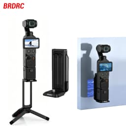 BRDRC Magnetic Quick Release Tripod for DJI Pocket 4/Pocket 3 Foldable Metal Photography Tripod with Hidden Hook for Travel