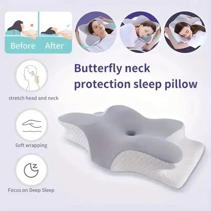Adult Memory Cotton High Pillow Cervical Spine Protection Special Design Sleep Aid for Men And Women Deep Sleep