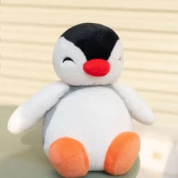 Youmai Official Pingu Penguin Plush Doll Sitting Series Pinga Round Eye Soft Plush Toy Home Decor Ornament Gift For Collectors