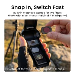 Full Protection Hard Case Box for DJI Osmo Pocket 4 Stores 2 Filters Protective Cover Shell for Pocket 4 Gimbal Accessories
