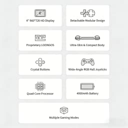 MINILOONG POCKET 1 Handheld Game Console 4''IPS Screen HD Output Open Source Systems OTA Upgrades LOONG OS Console POCKET1 gift