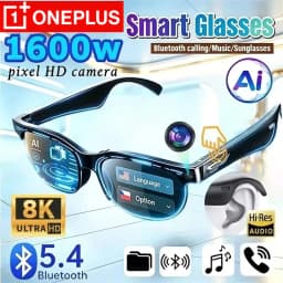 OnePlus AI Smart GlassesTranslation Listening To Music Bluetooth Conversation Recording Smart Sunglasses for Men Women 2026 New