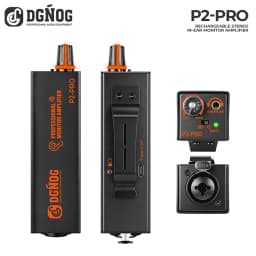Stereo/Mona IEM Ultra-compact Personal In-Ear Monitor Amplifier, Rechargeable, All-Metal, Suitable for Outdoor DJ Performances