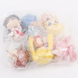 6 PCS/Set Pretty Guardian Sailor Moon 7cm Anime Figure Tsukino Usagi Chibiusa Hino Rei Kino Makoto Figurine Toy