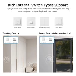 SONOFF ZBMINIR2 Extreme Zigbee Smart Switch 1-10Pcs Detach Relay Switch Remote Control via eWeLink Works with Alexa Google Home