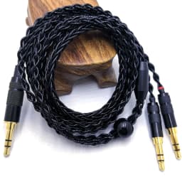 8 Core HE400SE Cable 3.5/2.5/4.4mm Plug to 2* 3.5mm plug for Hifiman SUNDARA Ananda HE400SE Denon AH-D600 SONY MDR Z1R ...