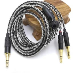 8 Core HE400SE Cable 3.5/2.5/4.4mm Plug to 2* 3.5mm plug for Hifiman SUNDARA Ananda HE400SE Denon AH-D600 SONY MDR Z1R ...