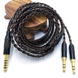 8 Core HE400SE Cable 3.5/2.5/4.4mm Plug to 2* 3.5mm plug for Hifiman SUNDARA Ananda HE400SE Denon AH-D600 SONY MDR Z1R ...
