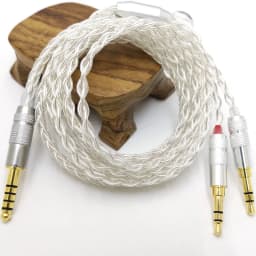 8 Core HE400SE Cable 3.5/2.5/4.4mm Plug to 2* 3.5mm plug for Hifiman SUNDARA Ananda HE400SE Denon AH-D600 SONY MDR Z1R ...