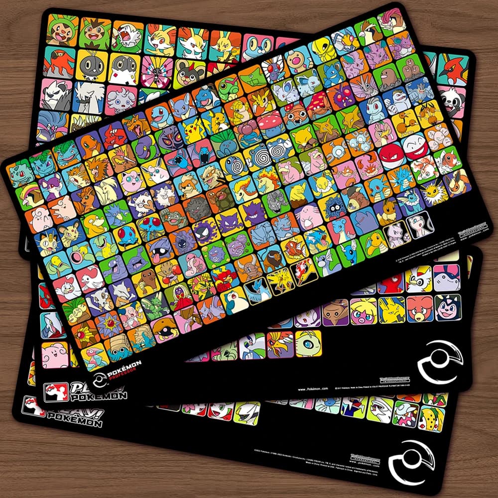 Pokemon PTCG Trading Card Pad Paymat YGO Mat TCG Professor Mat