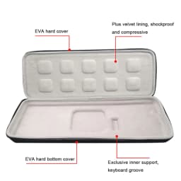 Keyboard Storage for Logitech Carry Case Waterproof EVA Protective Bag Case Advanced Wireless Keyboard Case For Logitech MX Keys
