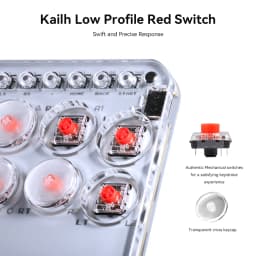 Haute42 Arcade Hitbox Controller Fight Stick PC Joystick Hitbox Controller Keyboard For Ps4 / Switch/Steam Arcade Fighting PC