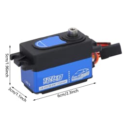 Digital Servo for RV 1:10 Remote Control Drift SPT4412LV 12KG Digital Servo Large Torsion Metal Gear for RV Metal Digital Servo