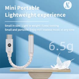 JCALLY JM20 Max CS43131 Type C to 3.5mm HiFi DAC JM20 Digital Audio Decoding USB C Earphone AMP Adapter for Android iPhone 15 16