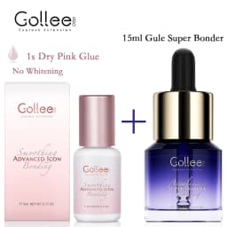 Gollee All Season Glue for Lash Extension 0.5s Fast Drying Strong Glue Stick False Eyelash 6-8 Weeks Waterproof Adhesive Makeup