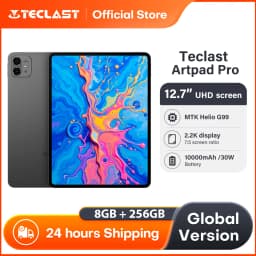 Teclast ArtPad Pro 12.7" 2.2K UHD Display 20GB RAM (8+12 Virtual) 256GB ROM Helio G99 10000mAh 30W Android 15 Tablet Global LTE