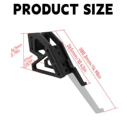 DIY Wall Mount Bracket For Lego Republican Assault Crossesr 75367 Building block Wall Display Bracket