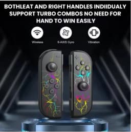 A Wireless Controller Suitable for Nintendo Switch NS/OLED/LITE Game Controllers, Featuring Dual Vibration and Turbo Functions