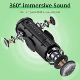 Tronsmart T8 Speaker Bluetooth Portable Speaker with Deep Bass, 40W, 360 Degree Sound, Waterproof IPX7, for Camping