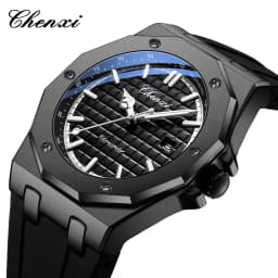 CHENXI 8268 Men's Luxury Watch Top Brand Compact Silicone Waterproof Calendar Night Light Men's Texture Watch Gift Reloj Hombre