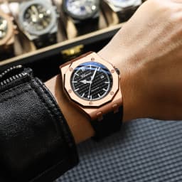 CHENXI 8268 Men's Luxury Watch Top Brand Compact Silicone Waterproof Calendar Night Light Men's Texture Watch Gift Reloj Hombre