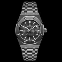 PAAZOMU Luxury Quartz Man Wristwatch Sport Men Watches Waterproof Luminous Date Week Stainless Steel Men's Watch Male Reloj+box