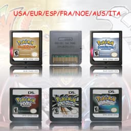 NDS Game Cartridge Pokemon Series Platinum Pearl Diamond HeartGold SoulSilver USA/EUR/FRA/ITA/NOE/AUS/ESP Version for NDS
