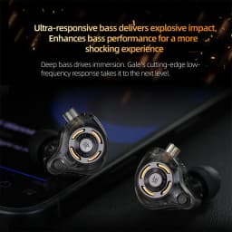 KZ Gale In-Ear Gaming Headset ESports Bass Metal Earbuds Ultra Linear Dynamic Driver Ergonomic In-Ear Music Monitor Headset