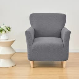 Jacquard Tub Sofa Cover Elastic Single Club Chair Slipcovers Stretch Spandex Armchair Covers for Bar Counter Living Room