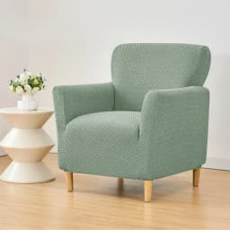 Jacquard Tub Sofa Cover Elastic Single Club Chair Slipcovers Stretch Spandex Armchair Covers for Bar Counter Living Room