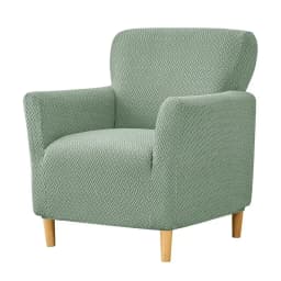 Jacquard Tub Sofa Cover Elastic Single Club Chair Slipcovers Stretch Spandex Armchair Covers for Bar Counter Living Room