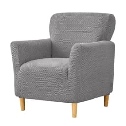 Jacquard Tub Sofa Cover Elastic Single Club Chair Slipcovers Stretch Spandex Armchair Covers for Bar Counter Living Room