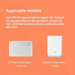 Xiaomi ZINK Pocket Printer Paper Self-adhesive Photo Print 50/100/150/200 Sheets Xiaomi 3inch Mini Printer Papers