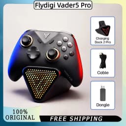 Flydigi Vader 5 Pro Wireless Controller 4ms Low Latency FORCEFLEX Joystick 8 Remappable Buttons for NS Mobile TV PC