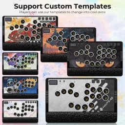 Haute42 Magnetic C-AT Leverless Fightstick Hitbox Controller For PC/PS4/PS5 Stickless Arcade Stick Leverless Controller Hitbox