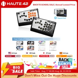 Haute42 Magnetic C-AT Leverless Fightstick Hitbox Controller For PC/PS4/PS5 Stickless Arcade Stick Leverless Controller Hitbox
